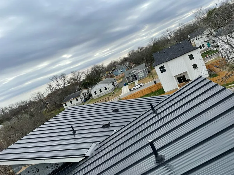 Standing seam metal roof panels with vents for Skylight Repair in Lake Barcroft